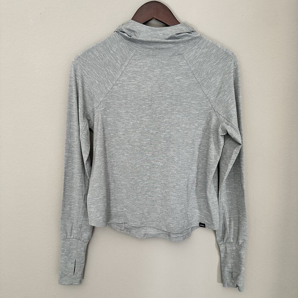 prAna Heather Gray Sol Searcher Sun Hoodie XS Gorpcore Granola Girl Outdoorsy